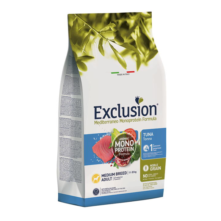 Exclusion Adult Medium Tuna корм для собак з тунцем | Noble Grain
