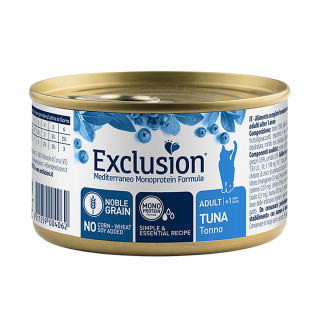 Вологий корм Exclusion Adult для котів з тунцем | Паштет
