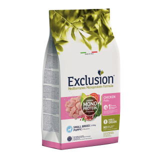Exclusion Puppy Small Chicken корм для цуценят малих порід з куркою. Знижка!